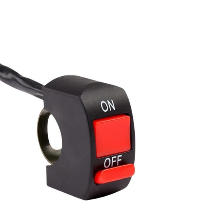 Motorcycle Handlebar Switch, Handlebar Warning Light, Modified Headlight Motorcycle Switch 2-Wire