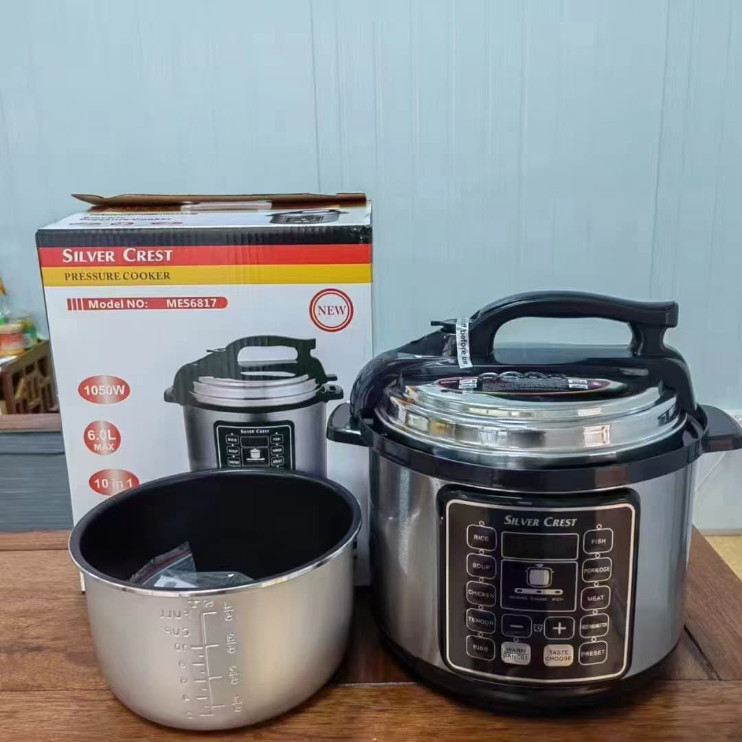 Source manufacturer cross-border export 6L English Pressure cooke large capacity reservation electric pressure cooker pressure cooker