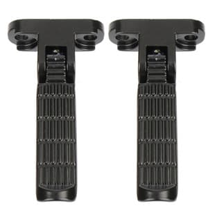 Electric Scooter Parts Rear Footrest, Pedal, Small Cyclone Folding Foot Peg, Compatible with Yadea Aluminum Alloy Footrest
