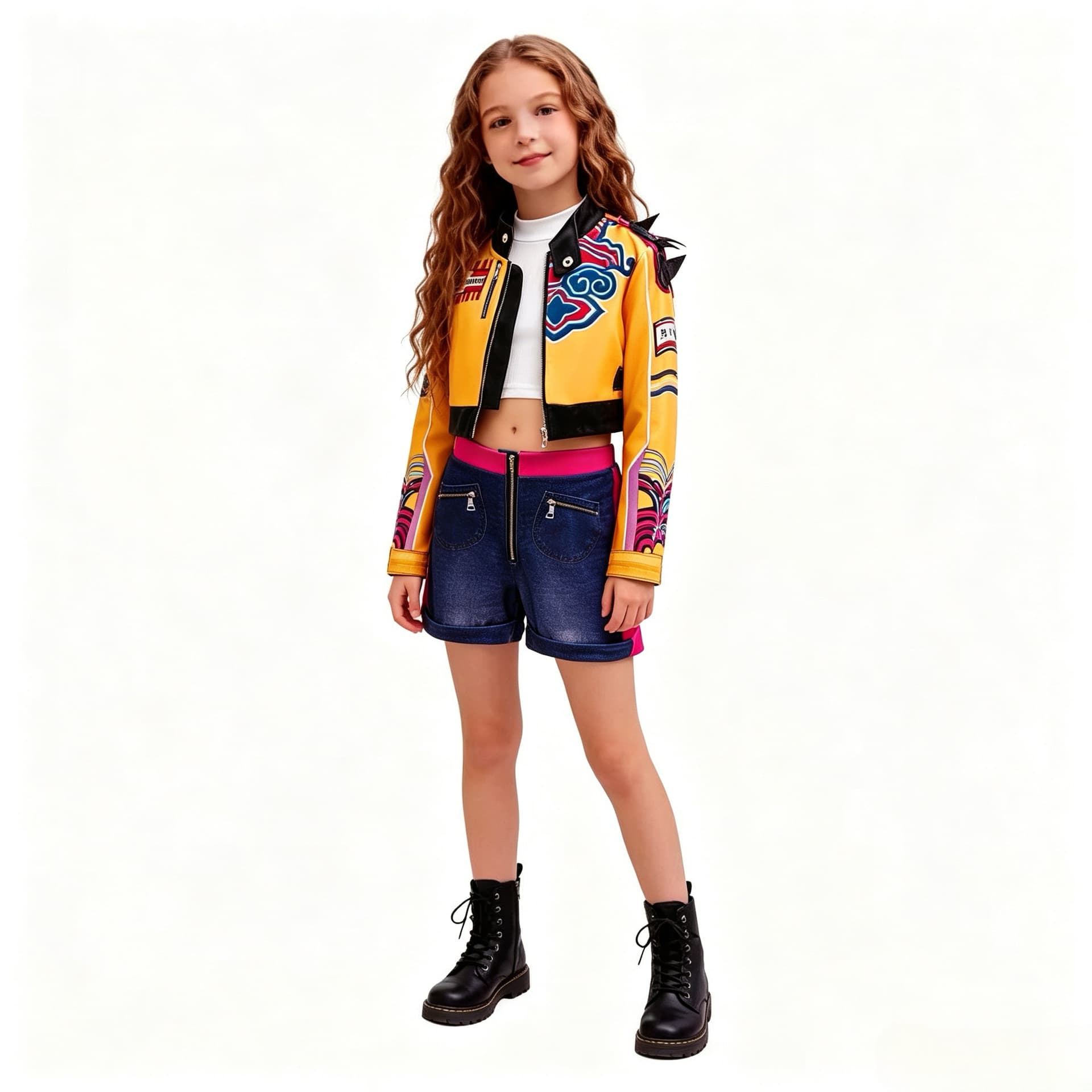 Cross-border Best-selling Rumi Witch Trio Costume Set K-POP Style Jacket Rumi Cosplay Outfit