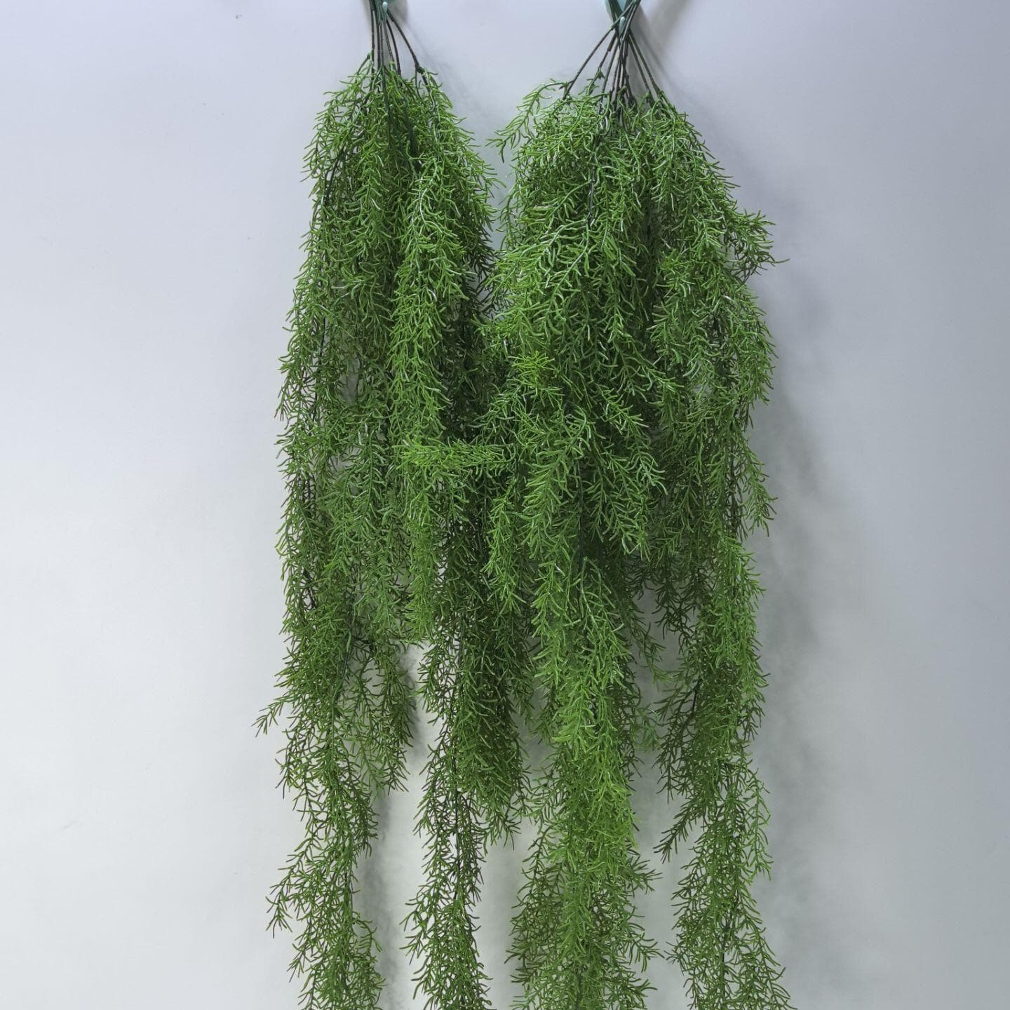 Home Wall Artificial Grass Long Decorative Green Plant Wall Hanging Simulated Plant Pine Needle Grass Wall Green Plant High Simulation