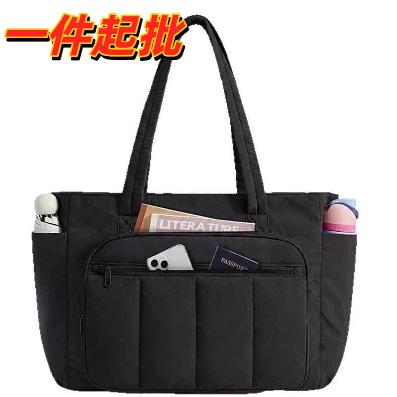 Fashionable Amazon Trendy Tote Bag, Women's Lightweight Quilted Handbag, Casual Sports Multifunctional Shoulder Bag