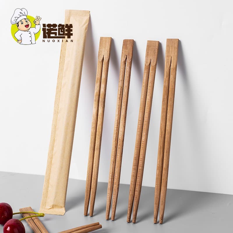 Disposable chopsticks carbonized high-end household independent packaging sanitary bamboo chopsticks commercial bowl, chopstick, cup, dish set cutlery