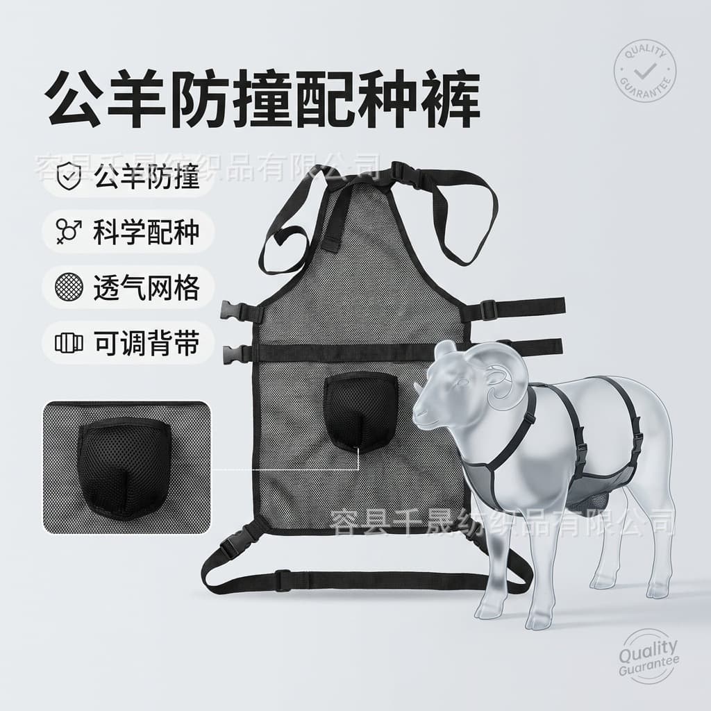 Cross-border breathable anti-climb cross-sheep tripod, general anti-mating apron for cattle, sheep and horses, breeding protective apron factory now