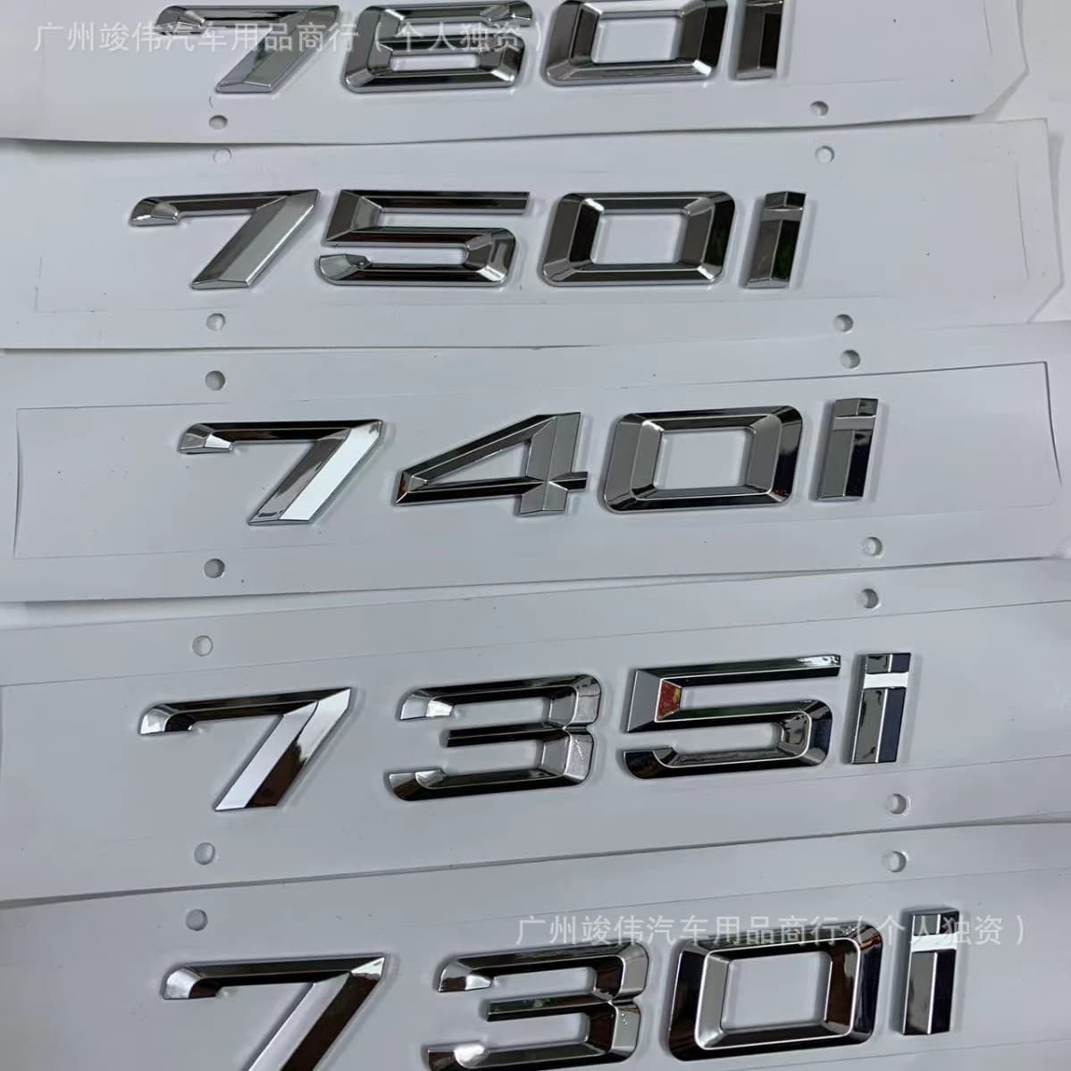 Suitable for Bmw Car Logo 725I 730I 735I 740I 750I 760I Car Logo Tail Letter Labeling