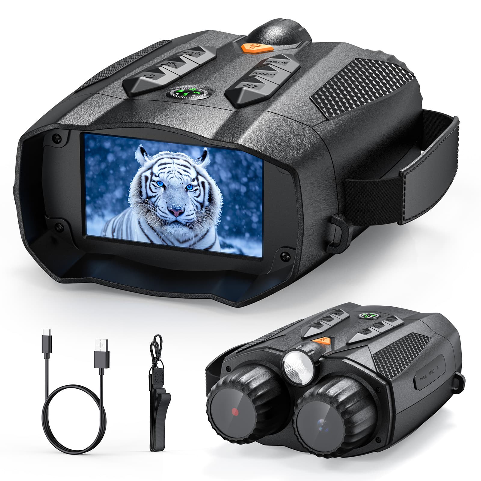 New Night Vision 4K HD Digital Infrared Binocular Telescope Cross-Border Hot Selling Infrared Night Vision