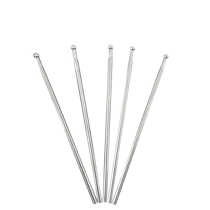 [Factory] Flagpole for Command Flags, 80cm Long, 0.9cm Diameter, Metal Galvanized Telescopic Flagpole