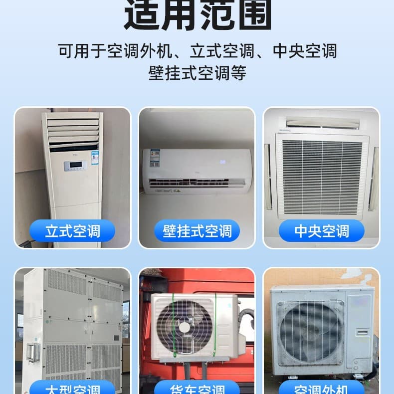 Air Conditioner Outdoor Unit Cleaner, Strong Degreasing, Radiator Fin Cleaning, No Disassembly Required, Central Air Conditioning Split Unit Dedicated Dust Cleaner
