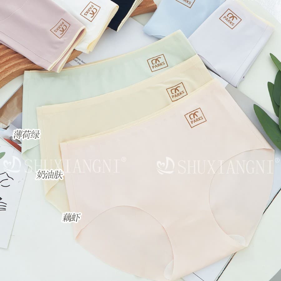 Ice Silk Seamless Underwear for Women, Summer Thin Style, Hip-Lifting, Pure Cotton Crotch, Mid-Waist, Cool and Breathable, Women's Wholesale