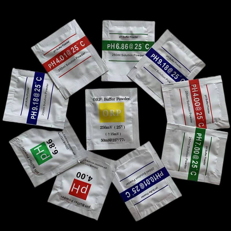 Premium PH Meter Calibration Liquid Standard Solution 4.01 pH Correction Powder 6.86 Calibration Fluid 9.18 Reference Solution Buffer