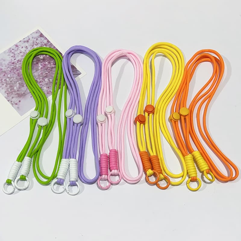 Trending Phone Crossbody Strap Adjustable Phone Lanyard Back Clip Plush Phone Back Clip Phone Strap