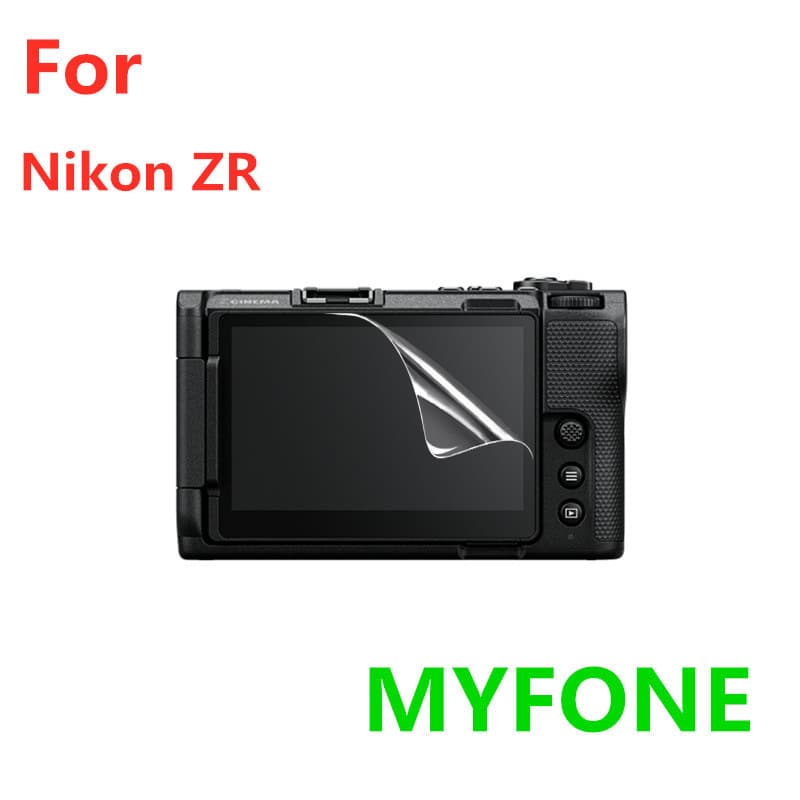 Compatible with Nikon ZR Screen Protector, HD Scratch-Resistant PET Curved Edge Tempered Glass Film