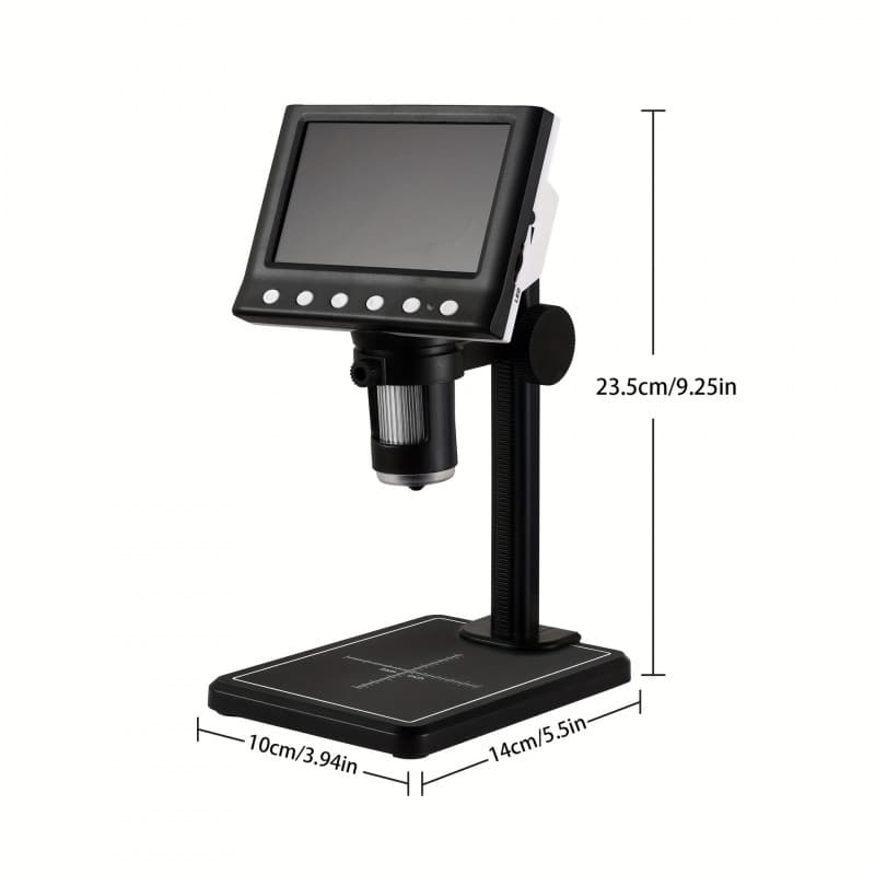 2026 Autumn/Winter Cross-border New 4.3 Coin Microscope 2023 LCD Digital Microscope 1000x