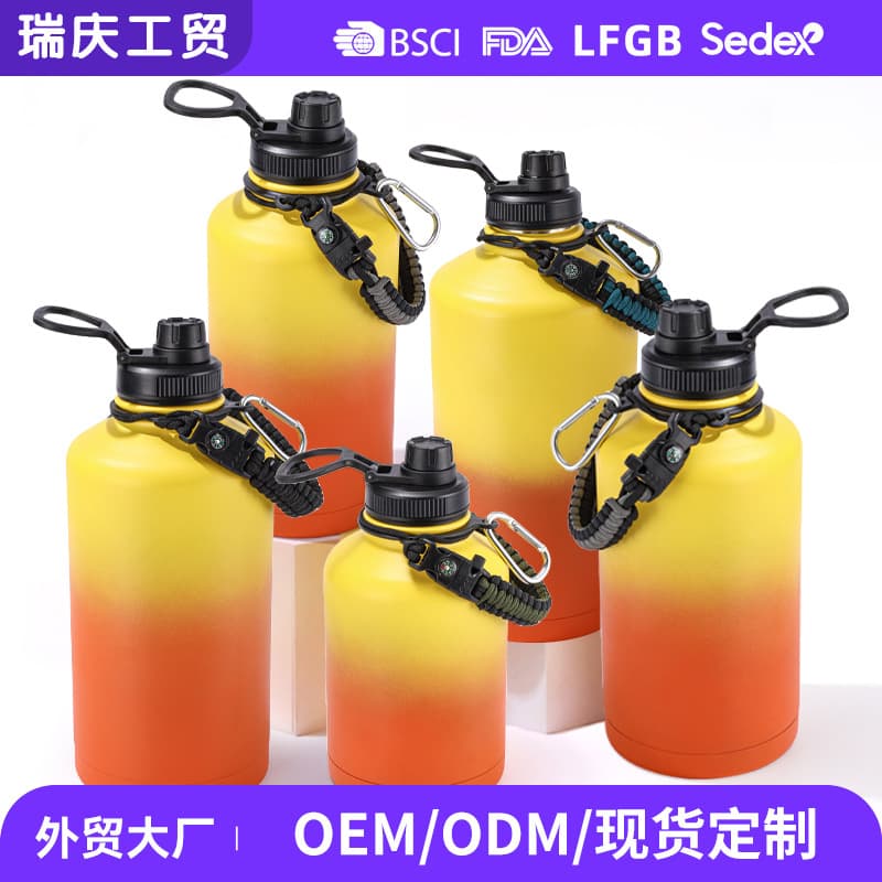 Large Capacity Space Bottle 304 Stainless Steel Space Bottle Outdoor Sports Water Bottle Gallon Bottle Sports Water Bottle Wholesale
