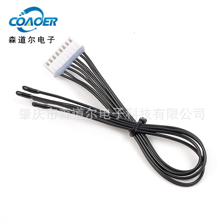 CWF52 Droplet Type Combination Probe, Epoxy NTC Thermistor 10K 1% for Overheat Protection in Energy Storage Products