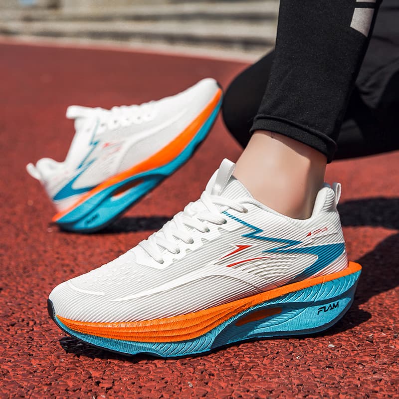 2026 Cross-Border Large Size Marathon Running Shoes Carbon Plate Sports Shoes Student Physical Exam Racing Chitu Trendy Running Shoes