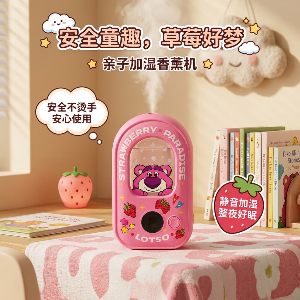 26-year-old Disney Strawberry Bear wall-mounted desktop aromatherapy machine spray mini diffuser home diffuser in stock