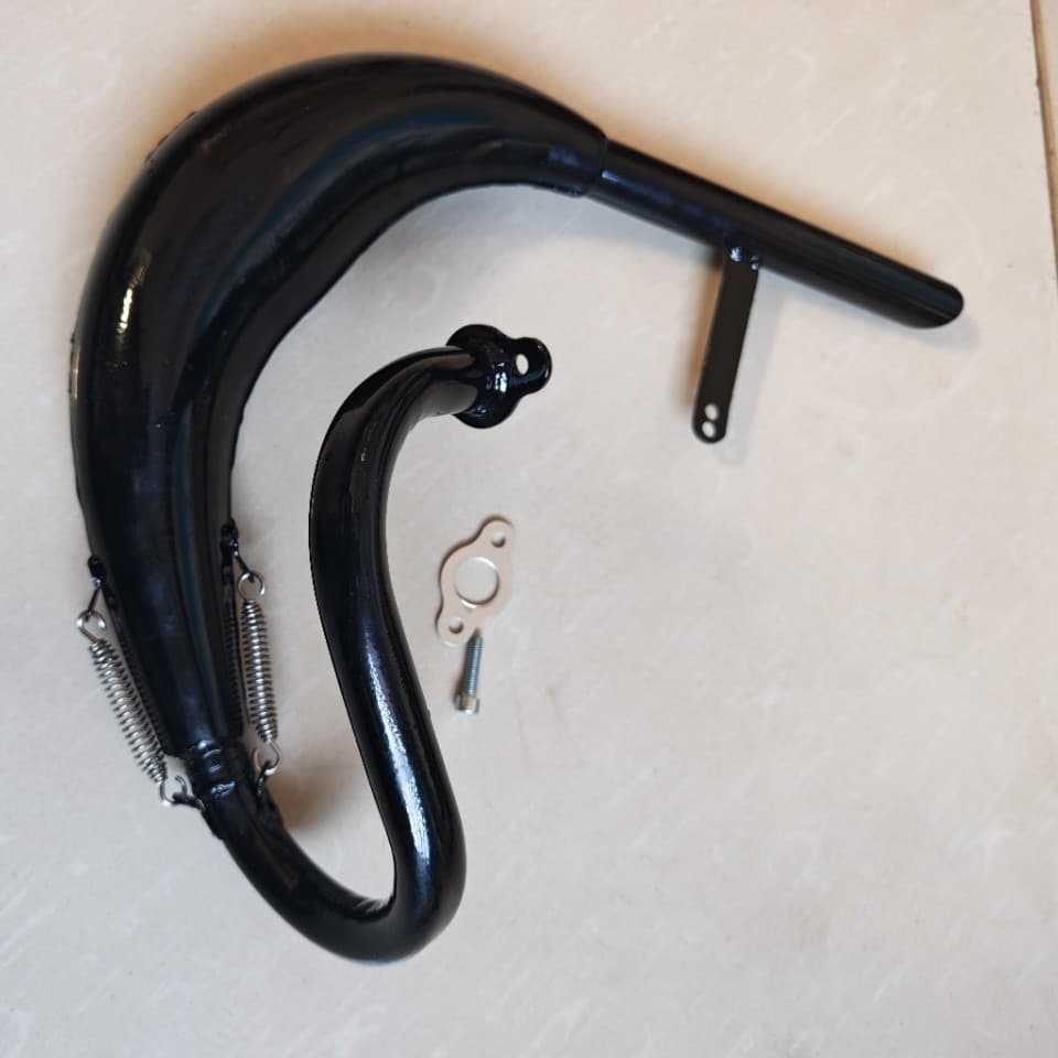 Two-stroke bicycle modification accessories 49 50 60 66 80CC exhaust pipe Haima silencer chimney assembly