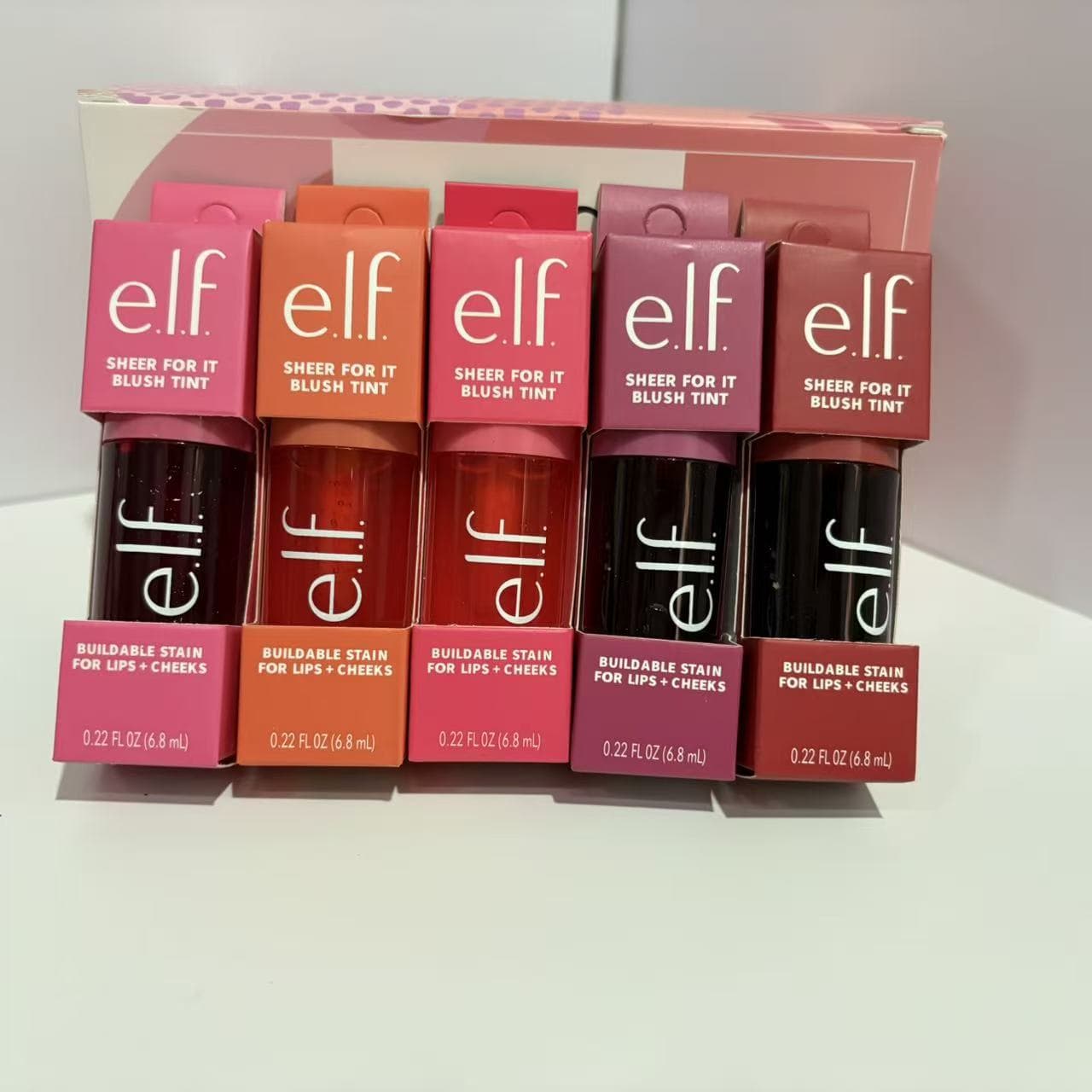 In Stock elf New Sheer For It Blush Tint Lip and Cheek Liquid Blush Lip Gloss 6.8ml