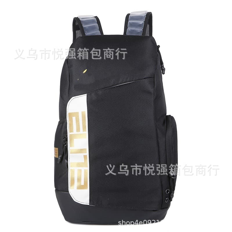 Casual Sports Large Capacity Basketball Bag with Air Cushion Shoulder Straps, Elite Student Backpack for Travel, Fitness, and Outdoor Use, Trendy Double-Shoulder Bag