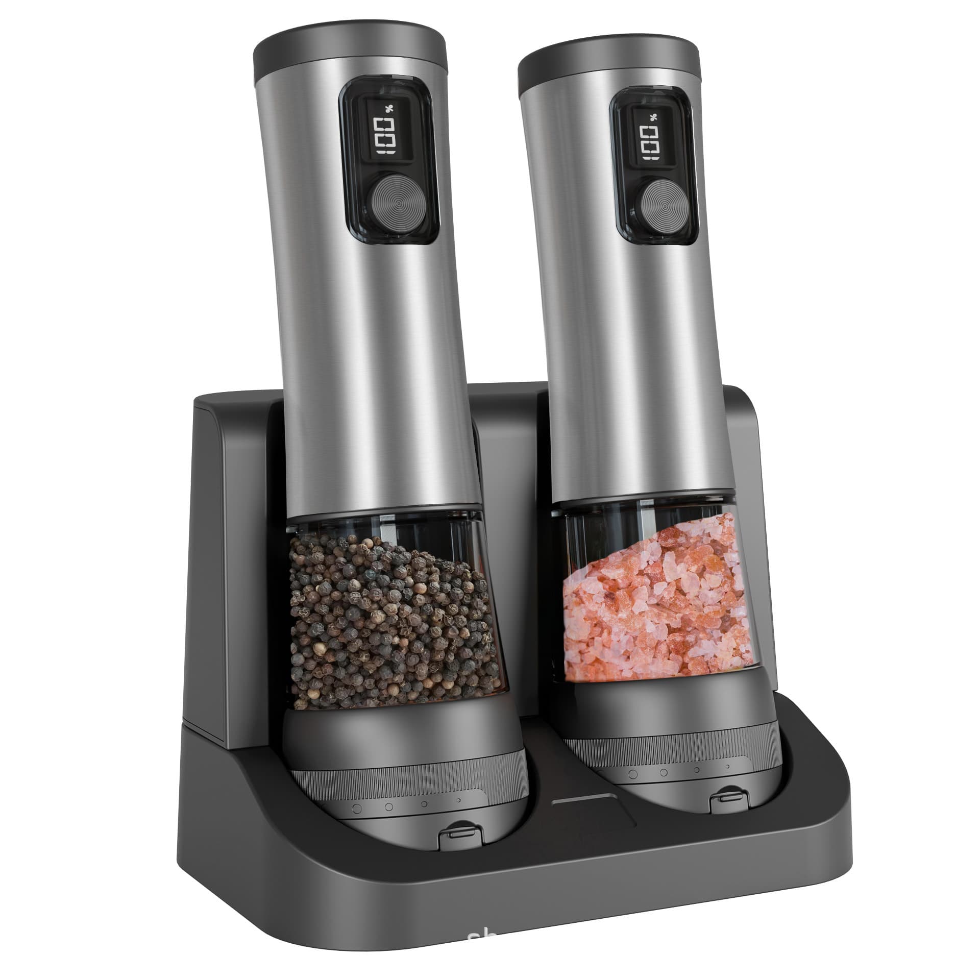 Kitchen Electric Stainless Steel Pepper Grinder Charger Powered Grinding Machine Home Goods Food Processing Equipment