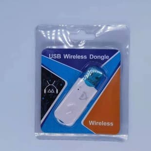 Little Blue Hat Bluetooth Receiver USB 5.0 Audio Adapter for Car Speaker Music Portable