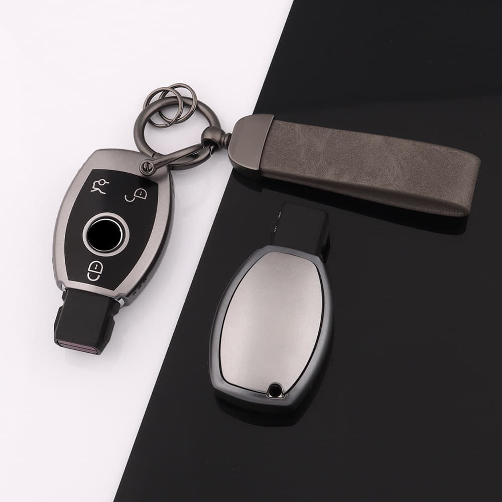 Key case for Mercedes-Benz C260L 2023 model, GLC260/GLC300L, new C-Class car key fob cover protective shell buckle