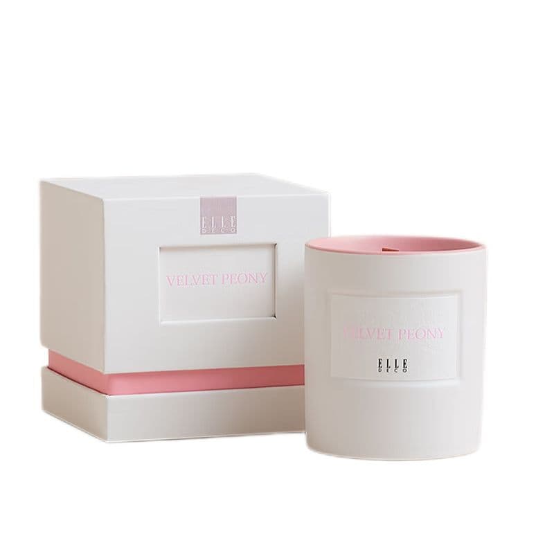 ELLE DECO Candle Scented Gift Box Main Note: Velvet Peony