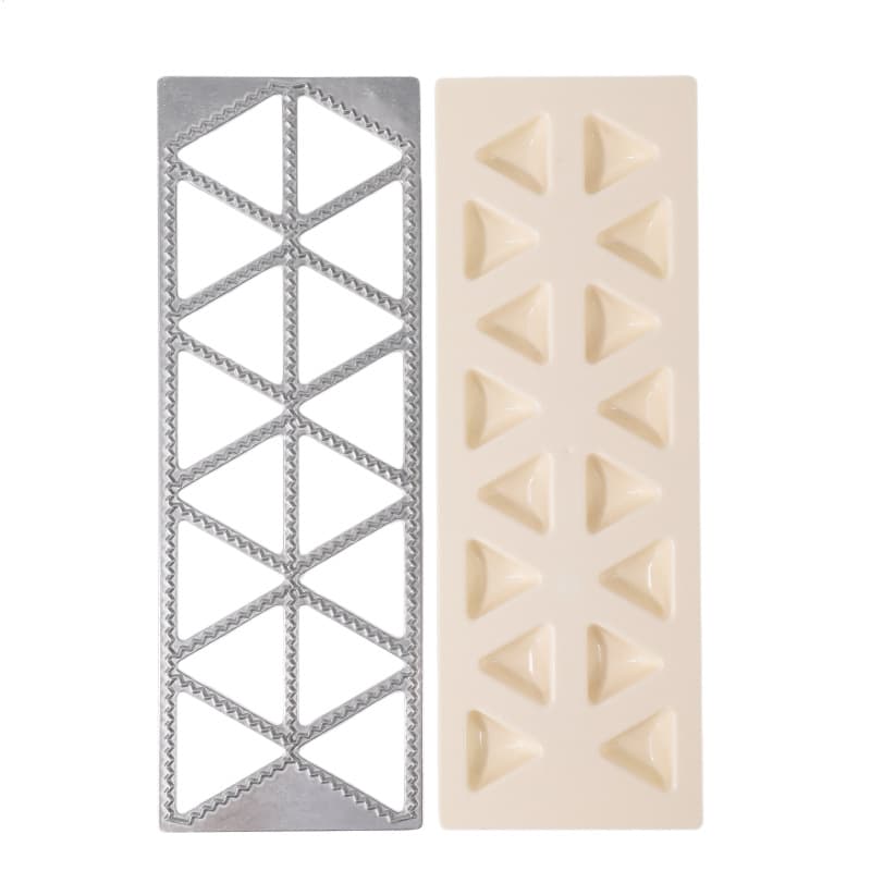 New Italian Ravioli Maker Dumpling Tool 16-Hole Triangular Dumpling Mold Kitchen Gadget