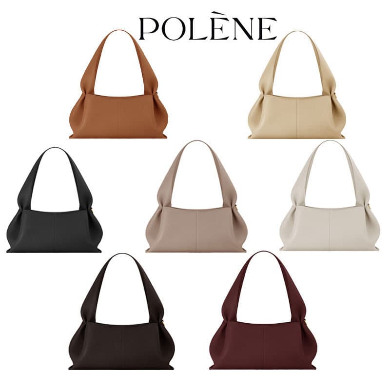 2026 New Polene Number Nine East-West Cowhide Handbag Shoulder Bag for Women