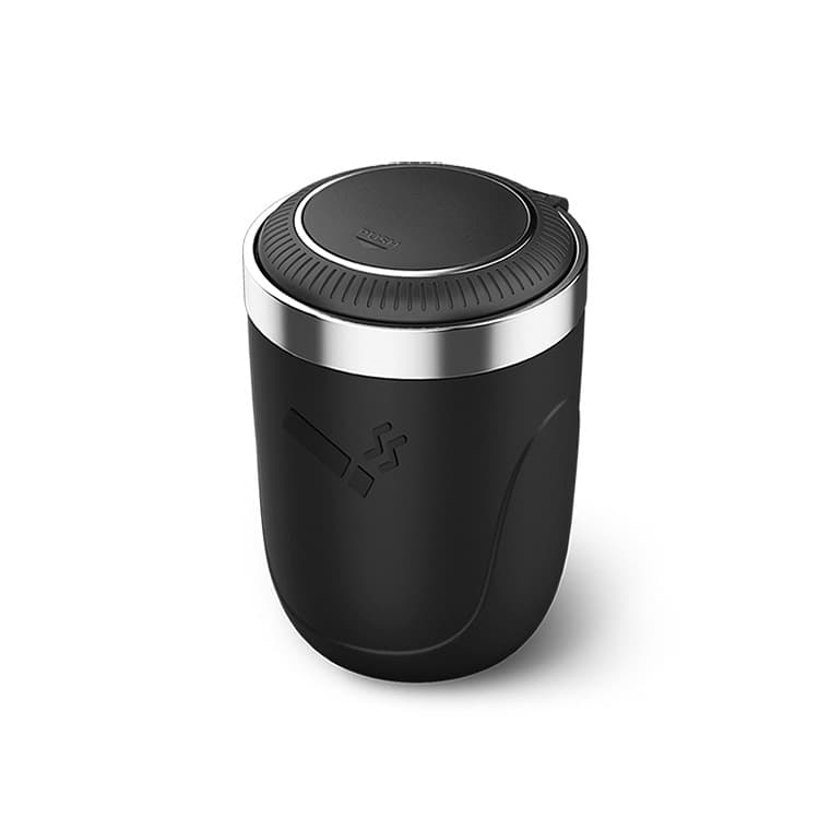Cross-border Car-specific Ashtray Creative with Lid LED Light Portable Car Ashtray