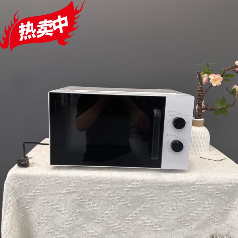 Refurbished machine, Hot 220V Mini Portable White Microwave Oven, 20L Tr, Full Inspection