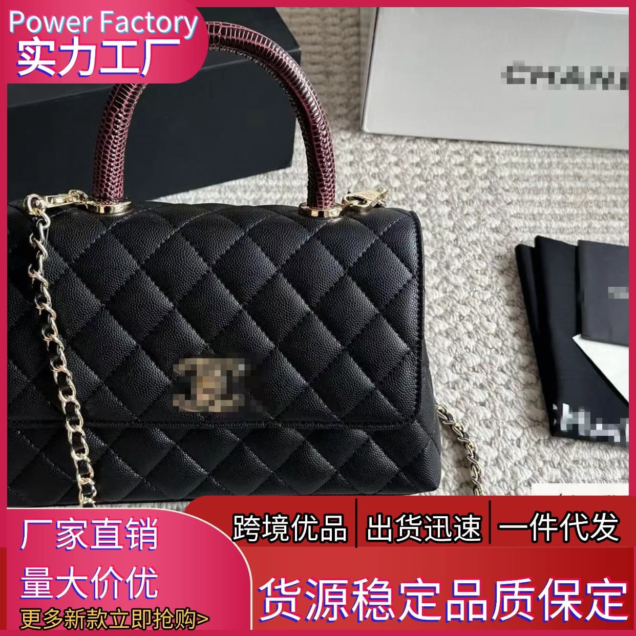 Genuine Leather Women's Handbag 2026 New Style Small Fragrance Diamond Quilted Chain Shoulder Crossbody Square Bag Women Versatile