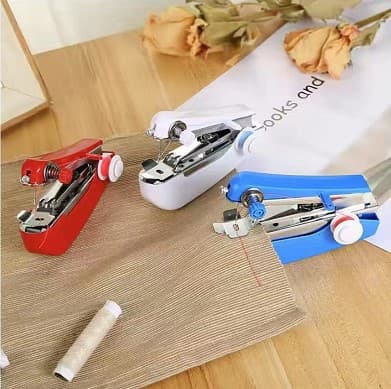 Household Handheld Portable Mini Manual Sewing Machine, Pocket-Sized for Outdoor Travel and Cross-Border Use