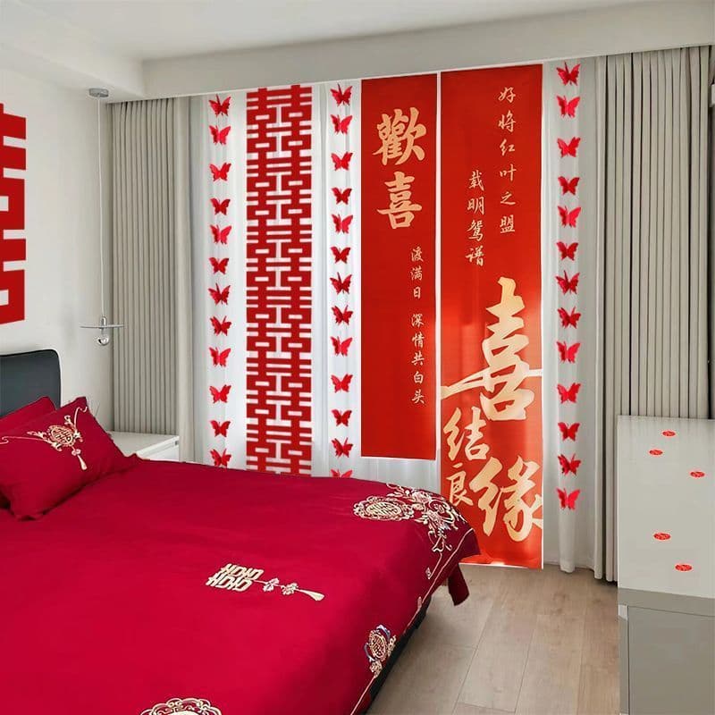 Wedding Room Decoration Set Butterfly Decorations Hanging Ornaments for Groomsmen And Bridesmaids Bedrooms Living Rooms