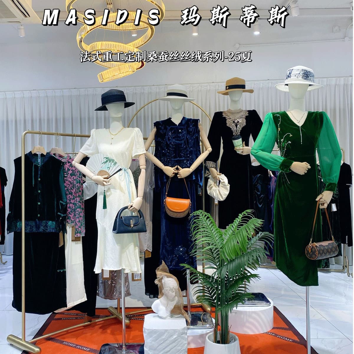 High-Quality Designer Women's Clothing, Thirteen Lines Brand Discount Women's Clothing, Clearance Stock, Foreign Trade, Tag-Cut Dresses, Clearance Sale