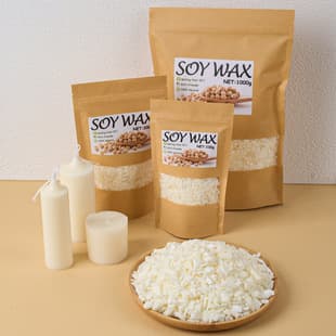 1kg Flake 52°C Soy Wax Pure Natural Soy Wax Aromatherapy Candle Making Foreign Trade Wholesale Drop Shipping