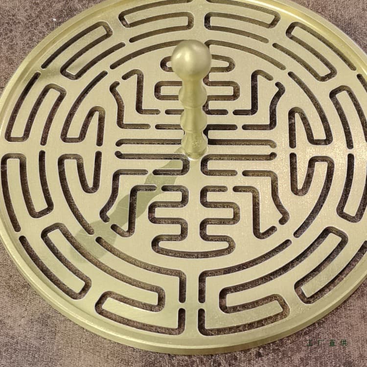 12cm large incense seal with longevity character mold, professional set for big burners.