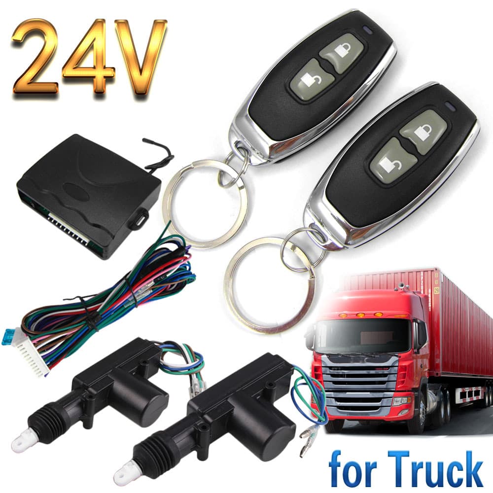 24V For Truck 2 Doors Central Door Lock Biaoying Truck Central Lock 8110