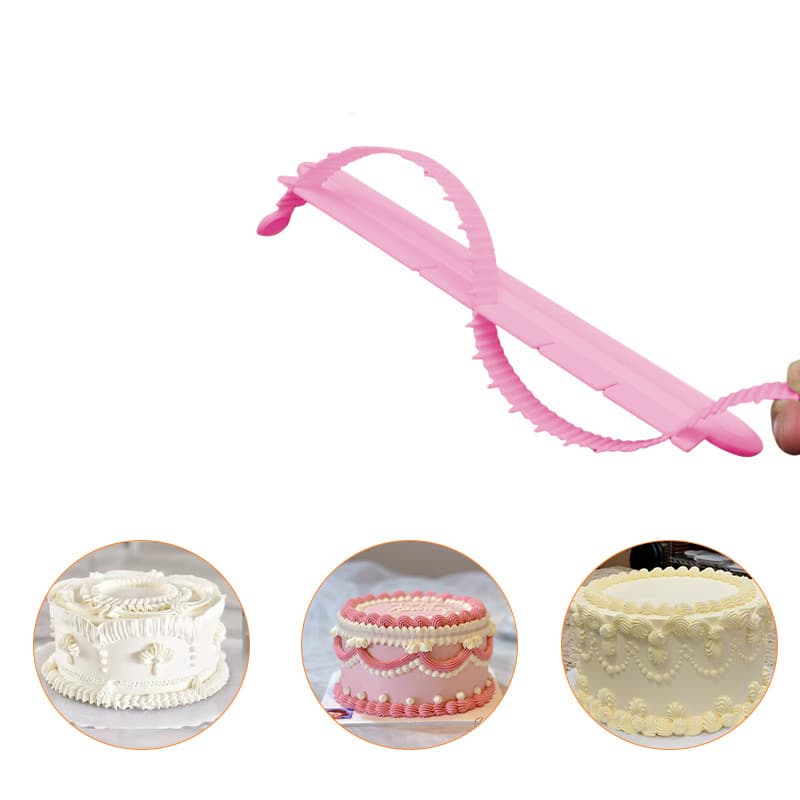 Curved cake edge scale, cream diy decorative skirt marker, baking arc-shaped decorating tool