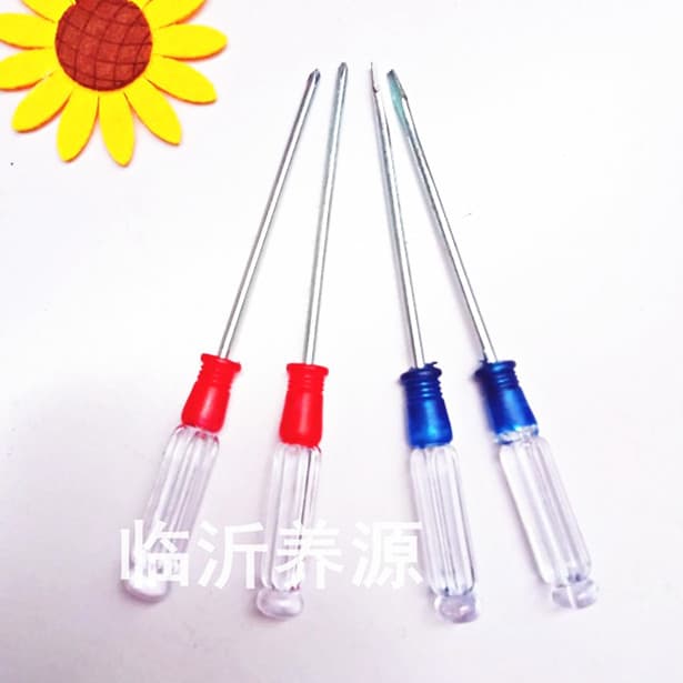 Manual Screwdriver Small, Torx Cross Flat Head Screwdriver, Crystal with Paint Screwdriver