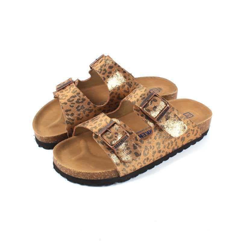 Birkenstock Sandals New Summer Outdoor Wear Birkenstock Style One-Strap Sandals with Metal Buckle Decoration