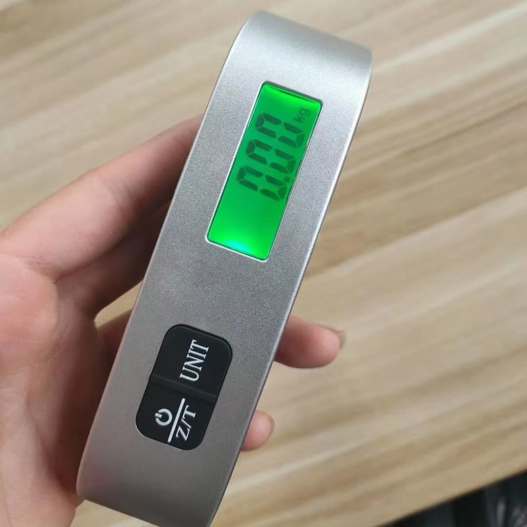 2025 handheld scale, cross-border luggage scale T-shaped, electronic scale, 50kg parcel scale hand-pull crane scale.