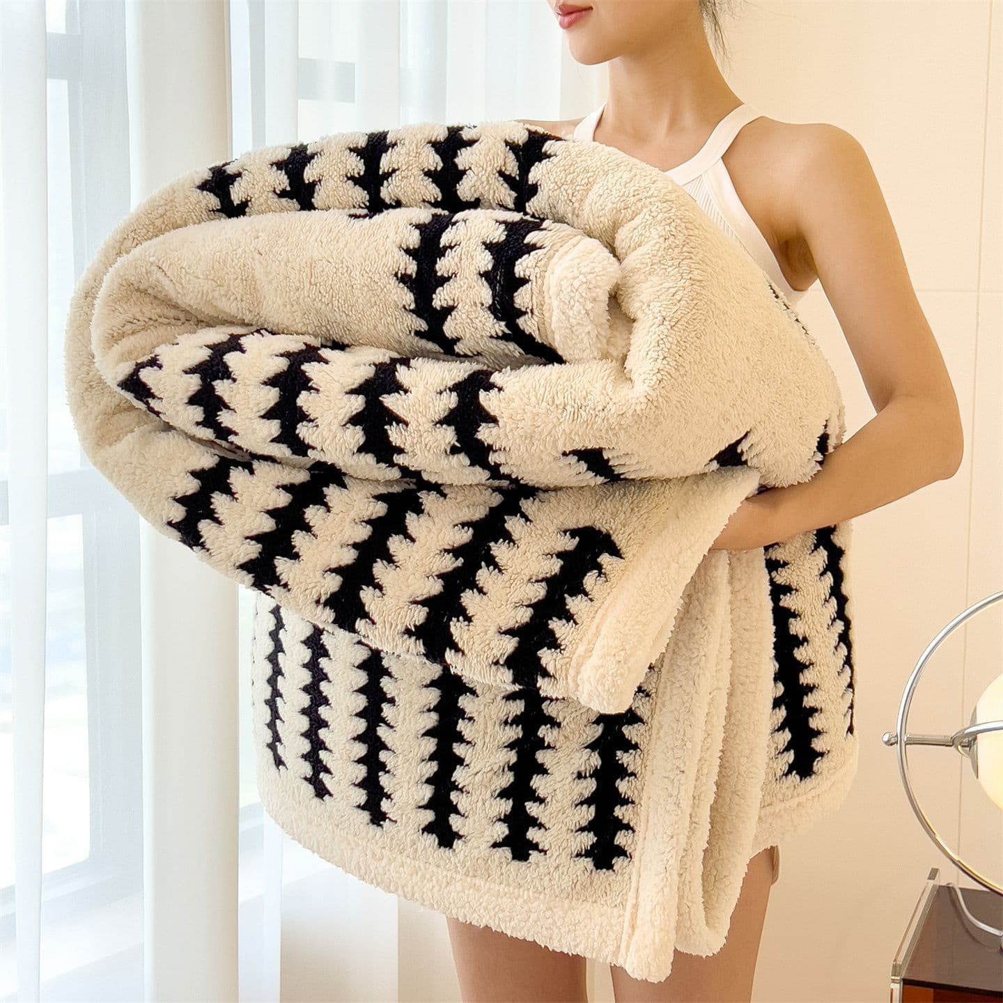 Milk plush throw office nap air-conditioning blanket shawl sofa cover student coral fleece single small quilt
