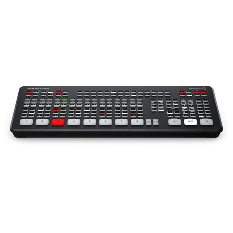 Blackmagic design ATEM Mini Extreme BMD switcher for broadcast-grade live production.