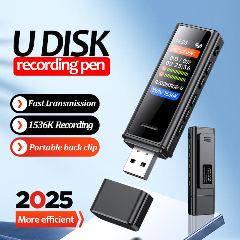 New Voice Recorder USB flash drive, cross-border exclusive, high-definition noise-reducing recording player.
