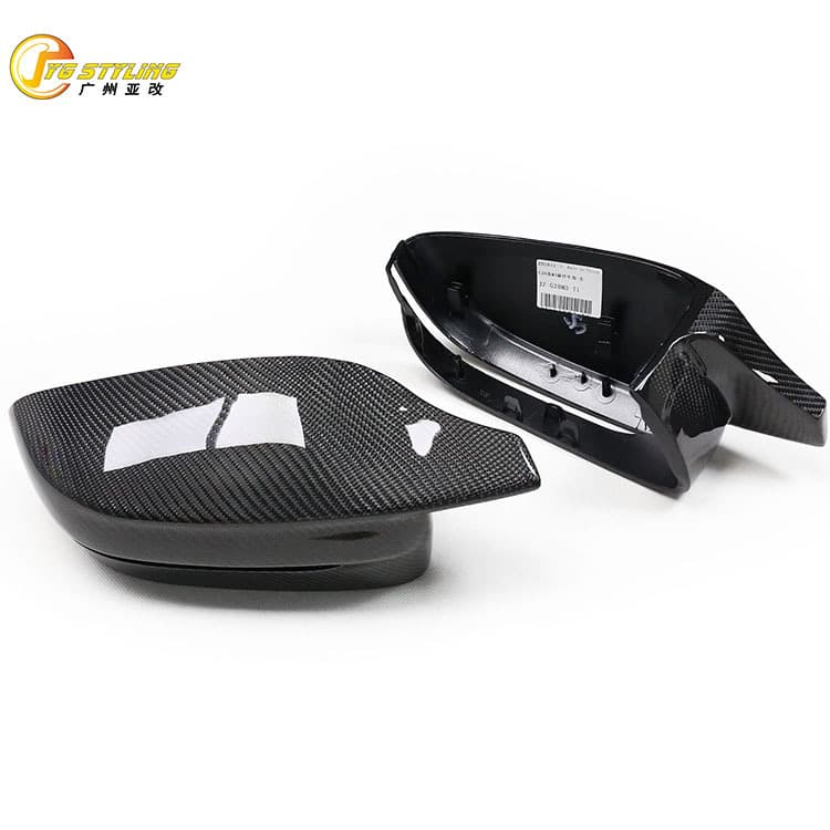Suitable for BMW new 234578 series G20G30G42G11G14 modified M3/M5 carbon fiber horn rearview mirror housing