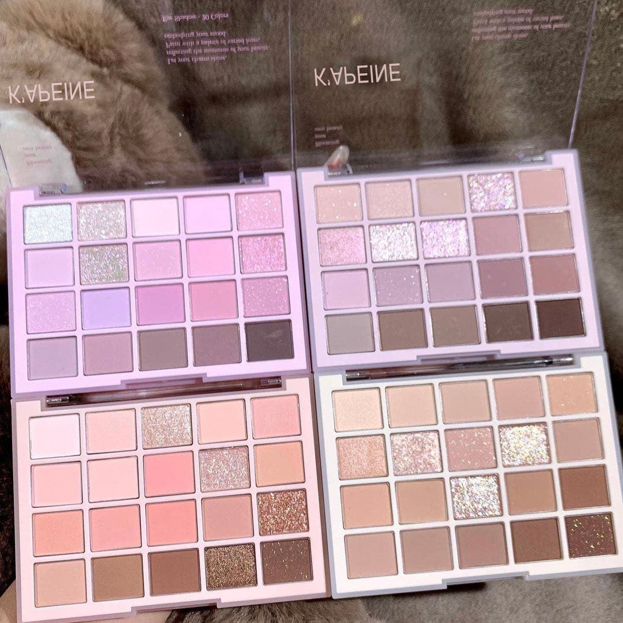 Cosmetics Capel Twenty Color Eyeshadow Palette Pearlescent Matte Fine Flash Daily Oatmeal Rose Palette 2024 Spring and Summer New Products