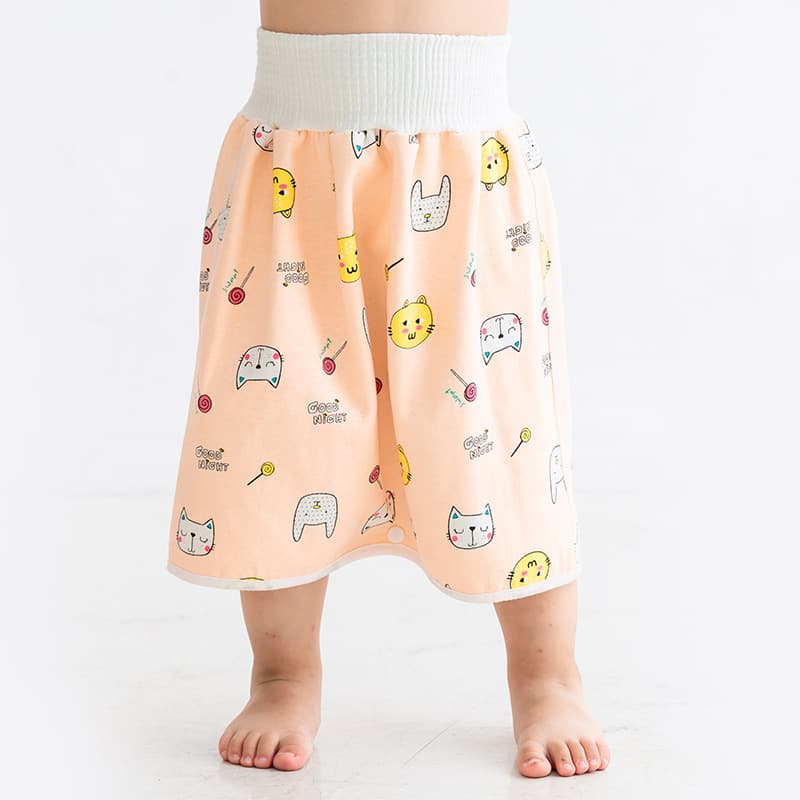 Xue'ouni Baby Diaper Skirt, Potty Training Pants, Waterproof & Leak-Proof, Washable, Nighttime Urine Protection