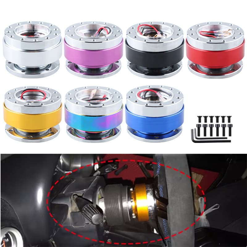 Racing Quick Release Steering Wheel Adapter, Car Connection Adapter, Anti-Theft Modification Base